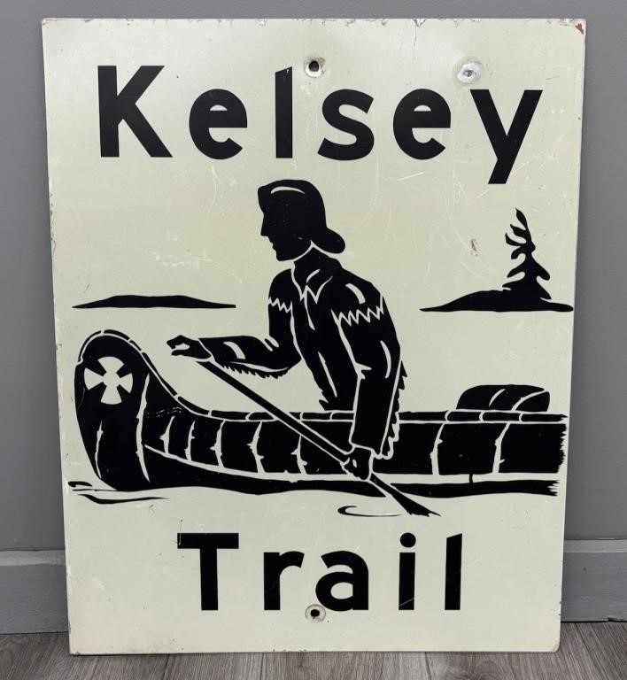 Kelsey Trail Metal Sign