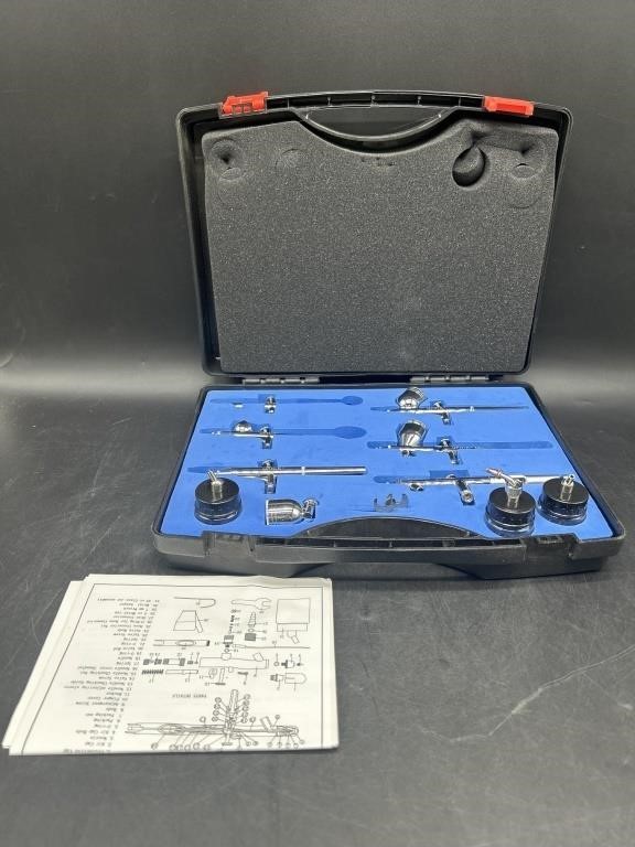 Sealey Mini 10 pc Air Brush Kit w/ Case