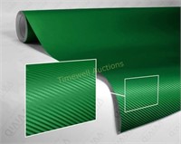 Green Carbon Fiber Car Wrap Vinyl (6ft x 5ft)