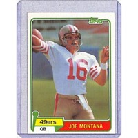 1981 Topps Joe Montana Rookie Mint