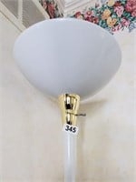 FLOOR LAMP, Electric, White Metal - NO SHIPPING