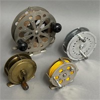 Four Vintage Fly Fishing Reels