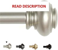 H.VERSAILTEX Rods 28-48 Adjustable  Nickel