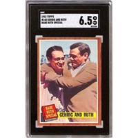 1962 Topps Babe Ruth/lou Gehrig Sgc 6.5