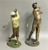 Pair of Golf Figurines