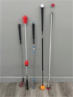 Learn to Golf with Assorted Training Tools