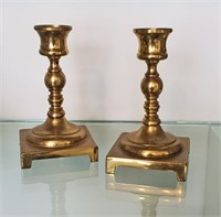 VINTAGE BRASS CANDLE STICK HOLDERS