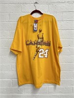 Kobe Bryant 24 Lakers NBA Tee Shirt (2XL)