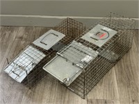 Pair of Humane Live Release Traps