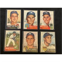 (12) 1953 Topps Baseball Cards Nice Shape