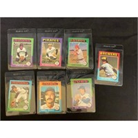 (7) High Grade 1975 Topps Mini Baseball Cards