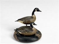 Miniature Canada Geese Pair - Elmer Crowell