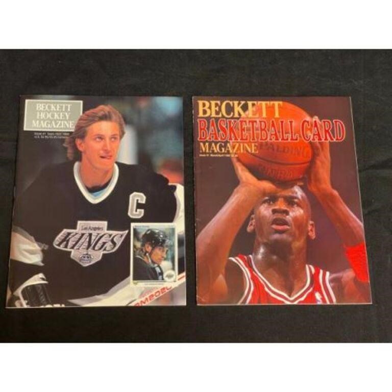 Beckett Issue # 1 Hockey/basketball Gretzky/jordan