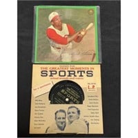 (3) Vintage Sports Records Ruth/gehrig/drysdale