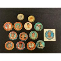 (14) Vintage Topps Baseball/football Coins