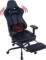 VON RACER Massage Gaming Chair  Adjustable  Black