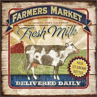 Farmer's Market | 2023 12 x 24 Inch Monthly