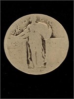 Standing Liberty Silver Quarter Coin
