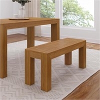 Plank+Beam 60 Inch Dining / Outdoor Wooden Bench