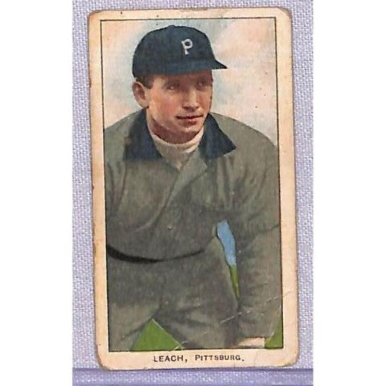 1909-11 T206 Leach Pittsburgh Sovereign Back