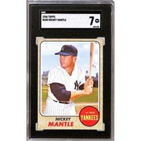 1968 Topps Mickey Mantle Sgc 7