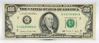 1988 $100 DOLLAR BILL FEDERAL RESERVE NOTE