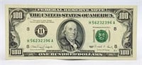 1990 $100 DOLLAR BILL FEDERAL RESERVE NOTE