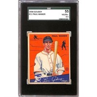 1934 Goudey Paul Waner Sgc 4.5