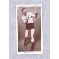 1928 Churchman Jack Dempsey Boxing Card