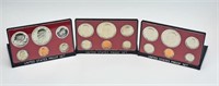 1975-77 US PROOF COIN SETS 3ct