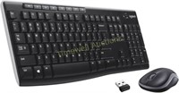 Logitech MK270 Keyboard & Mouse  Black