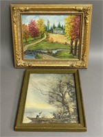 Pair of Scenic Paintings