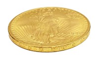 1908 $20 DOLLAR LIBERTY GOLD PIECE COIN - NO SHIP