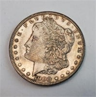 1900 MORGAN SILVER DOLLAR 1 OUNCE COIN