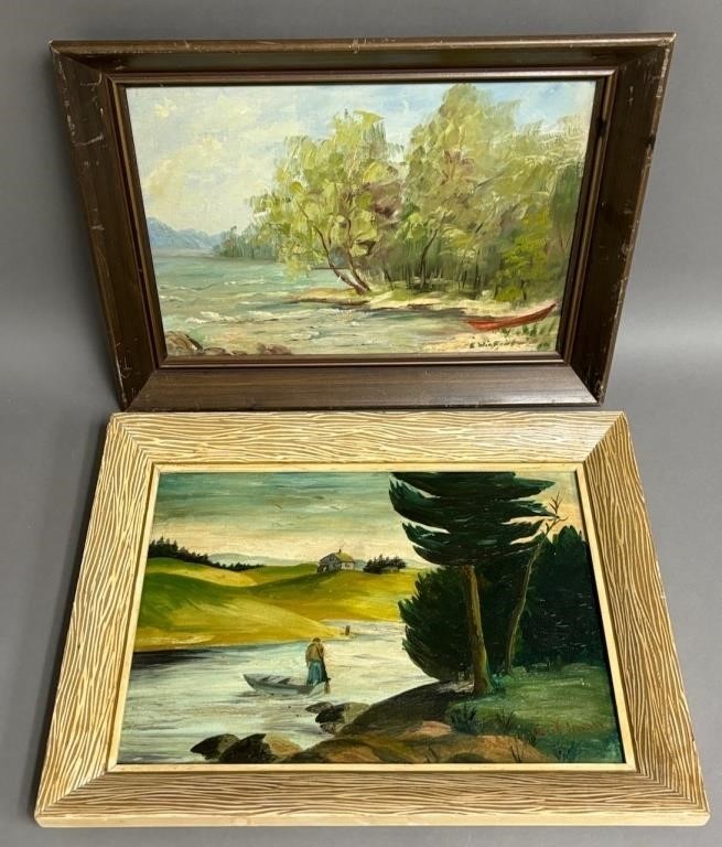 Pair of Cottage Paintings