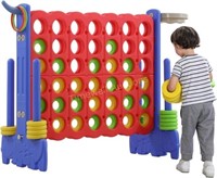 Four in a Row Game Set -Blue Red  Adults/Kids