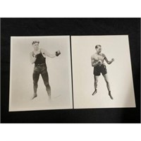 (4) Vintage Boxing 8x10 Photos