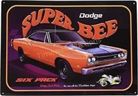 Dodge Super Bee Metal Tin Sign 12 X 8 inch