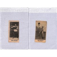 (2) 1910 Boxing Strip Cards
