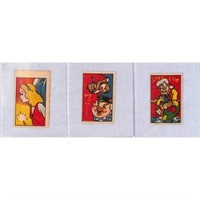 (3) 1950's High Grade Disney Cards