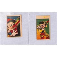 (2) 1950's High Grade Disney Cards