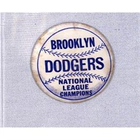 1950's Brooklyn Dodgers Nl Champions Button