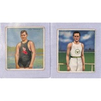 (2) 1910 T218 Track And Field Cards