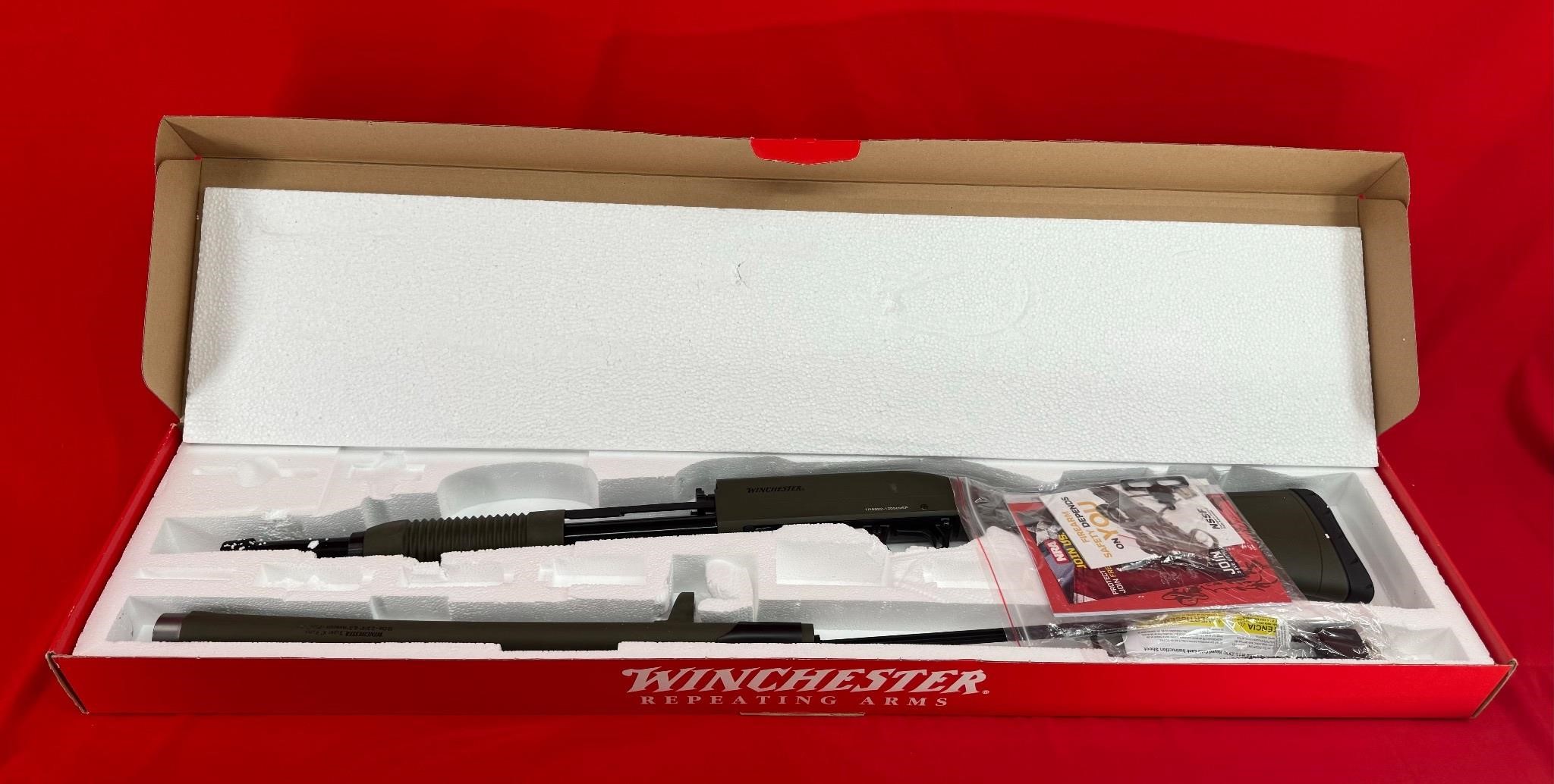 NEW Winchester SXP OD Green Defender 12 Ga Shotgun