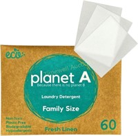 Planet A Fresh Linen - Laundry Detergent Sheets