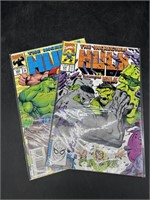 Pair of 1990’s The Incredible Hulk Comic Books