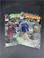 Pair of 1995 Spawn Comic Books