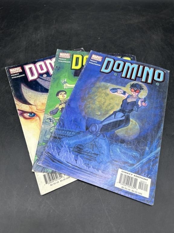 Marvel Domino 3 of 4 Series Comic Books