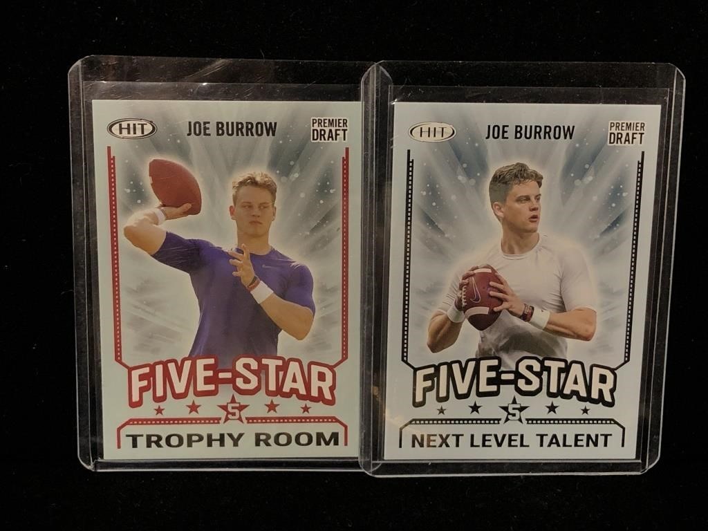 Joe Burrow NFL Cards - JOE BURROW 2020 Sage Hit
