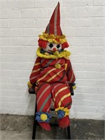 Giant Hand Made Clown Plush Doll